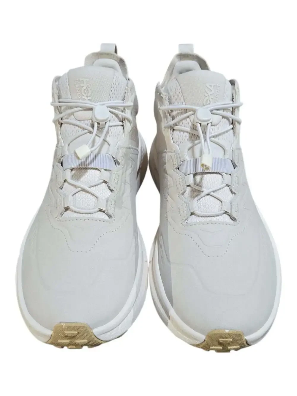 HOKA Transport Chukka GTX Sneakers in Oat Milk/Alabaster Women's Size 9.5